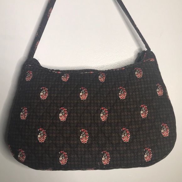 Vera Bradley Purse - Houndstooth Brown Retired - Picture 2 of 4